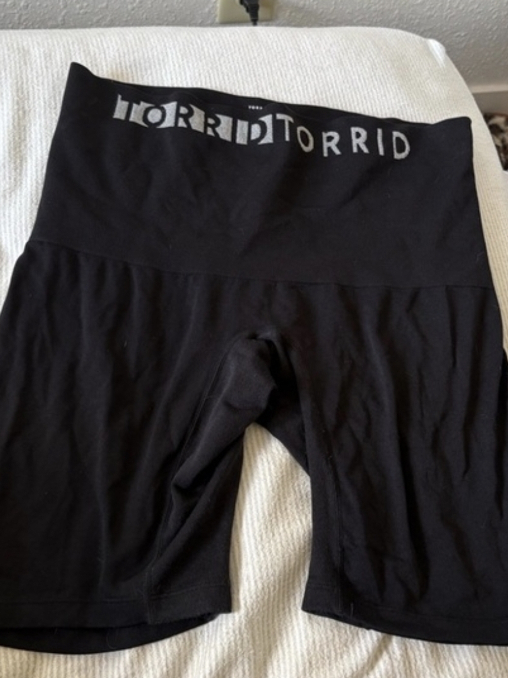 Torrid Black High-Waist Shaping Shorts